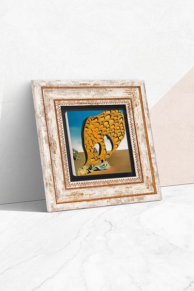 Pinecone Salvador Dalí Mystery of Desire Stone Wall Painting Decor de perete înrămat Artă de perete