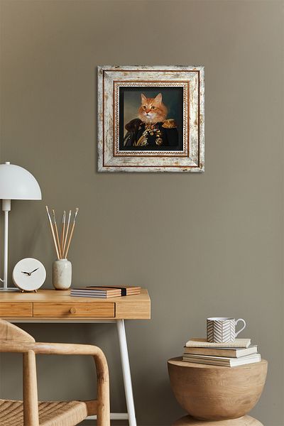 Pinecone Pictură pe perete cu piatră Patili Ekselans Decorație de perete înrămată Tk1-271
