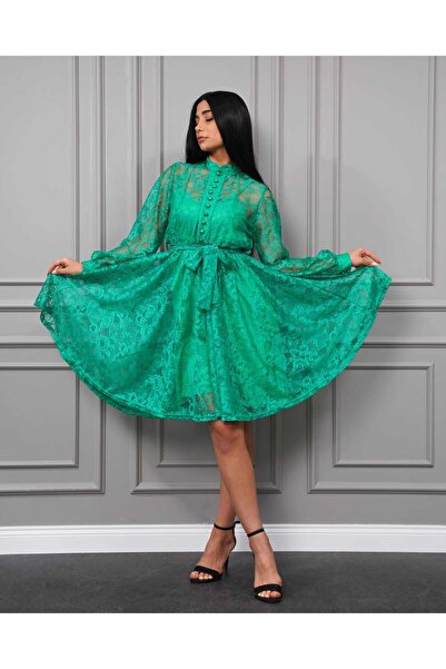 Apple Cix Φόρεμα Guipure Bell