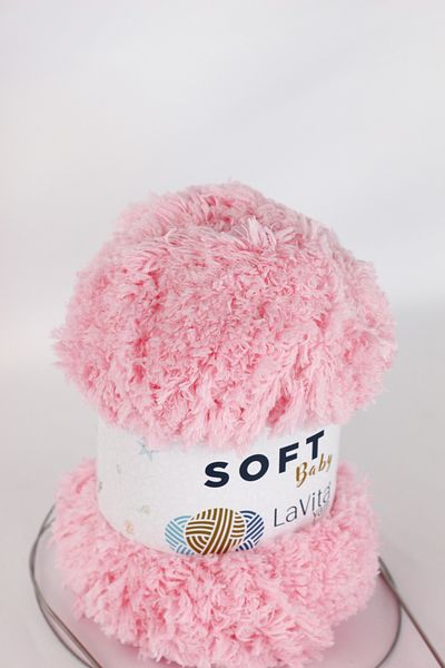 LaVita Yarn   Ață de catifea moale pentru bebeluși Amigurumi Ață de tricotat manual Ață Taka (4007-Roz bebeluș) Ață Taka