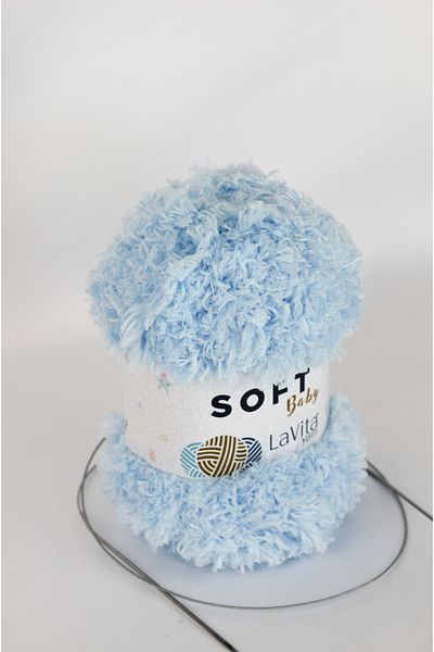 LaVita Yarn   Ață de catifea moale pentru bebeluși Amigurumi Ață de tricotat manual Ață Taka (5010-albastru) Ață Taka