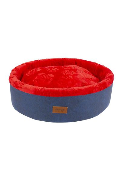 Lepus Mia Donut if the Gray Small Dog and Cat Bed Simet Navy Blue