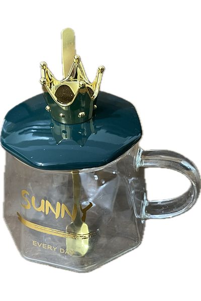 AROW LUX KING GLASS MUG GREEN