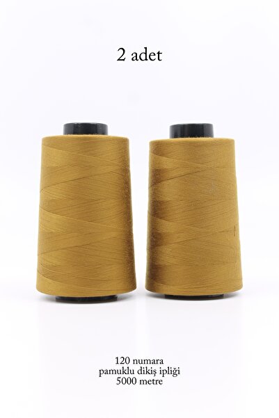 ERDAL DERİCİLİK عدد 120 خيط خياطة قطن 5000 متر 2 قطعة
