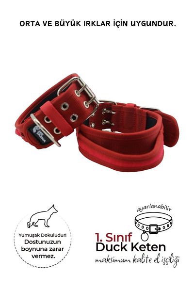 MgTasma Soft Textured Handle Grip Column Dog Collar, Dog Collar 5 Cm