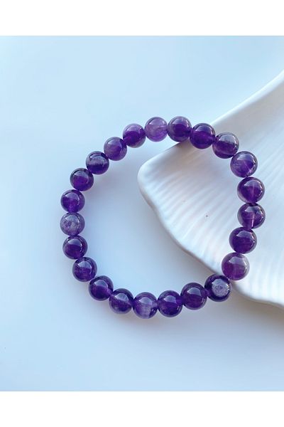Luzzylike Amethyst Natural Stone Bracelet 8mm