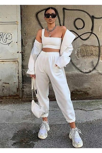 BENROMA ΛΕΥΚΗ ΦΟΡΜΑ UNISEX OVERSIZE