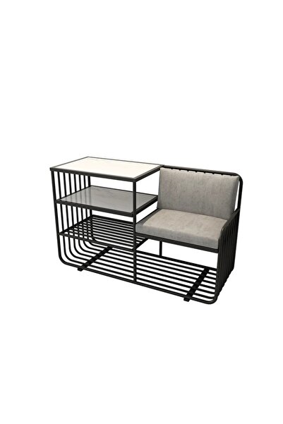 larissa design Ayakkabılık bench siyah