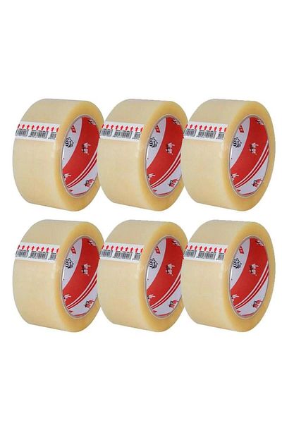 Vege Box Tape Lion 45x100 Transparent (Pack of 6)