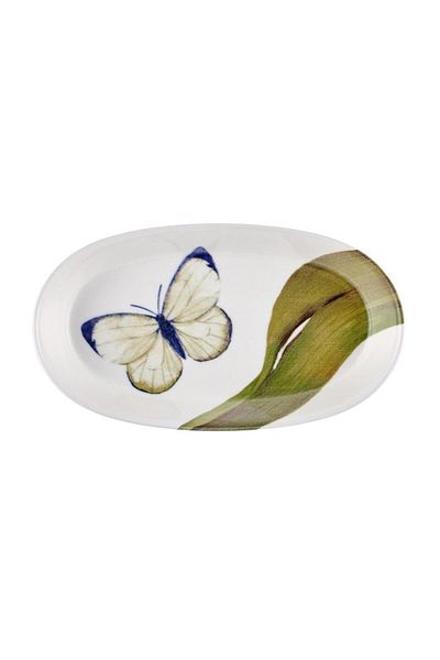 The Mia Blanche Pit Serving Plate Set of 2 26x15 Cm Bln0009