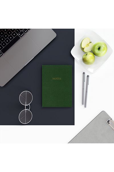 Egenis Cloth Lined Notebook with Hard Cover 80 Sheets 14x20cm -15