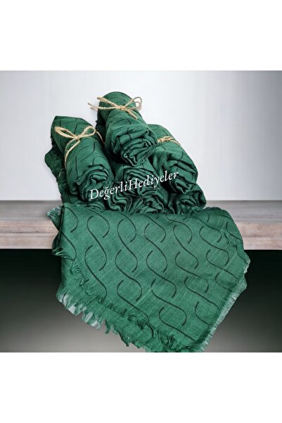 GÜLSEMALİ ΣΚΟΥΡΟ ΠΡΑΣΙΝΟ Φουλάρι κεφαλιού με τετράγωνο σχέδιο σε μοντέρνο και...