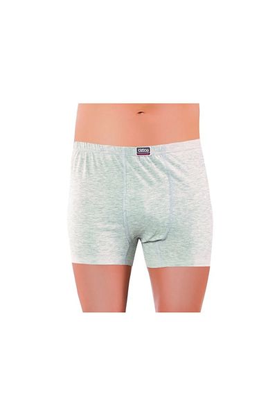 Öztaş Underwear Ανδρικό μπόξερ μονό ζέρσεϊ με κρυφό καουτσούκ 3 τεμαχίων