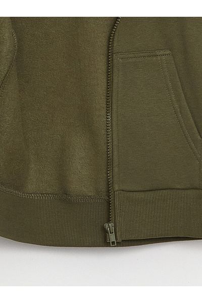LC Waikiki Суичър с дълъг ръкав с качулка и цип за момче