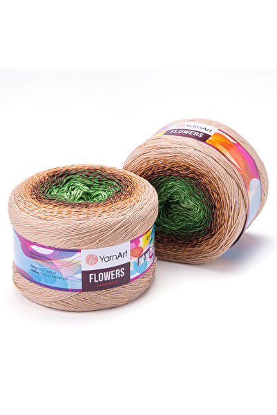Yarnart Flowers Ebruli El Örgü İpi 308 Şal İpi Bluz İpi Elbise İpi