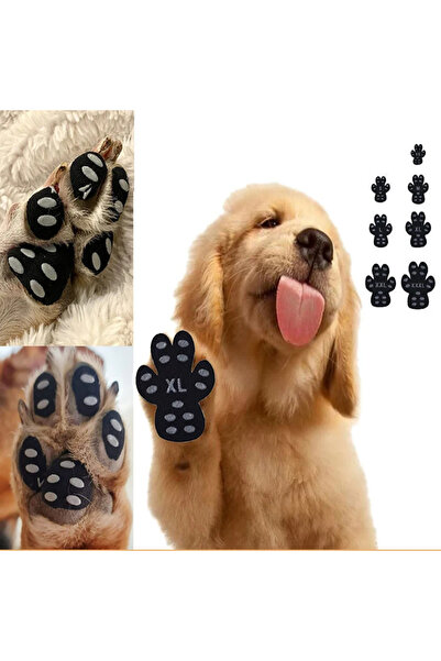 Renk Seli Köpek kaymaz pedleri su geçirmez pençe koruyucuları kendinden yapış...