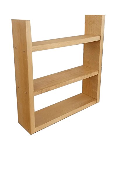 Genel Markalar AHŞAP Ahşap Tezgah Üstü Baharatlık Rafı Standı (Kavanoz Dahil ...