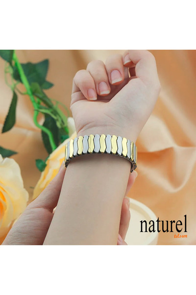 Naturel Tılsım سوار ستانلس ستيل للجنسين