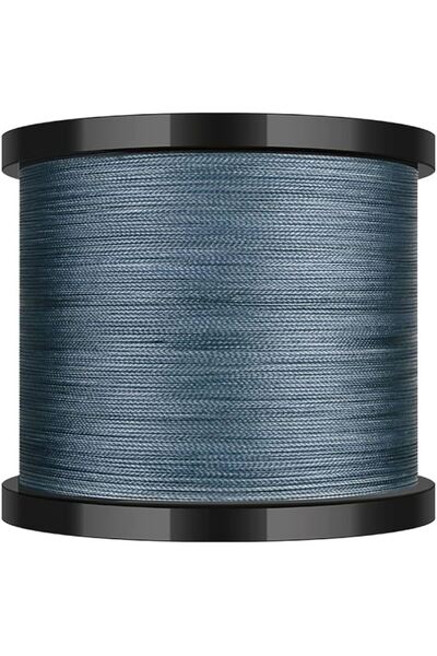 RIKIMARU 0.23 Mm RX4-4 Katlı 300 Metre,16.8 kg Çeker ,Gri Renkli İp,örgü,ipek...