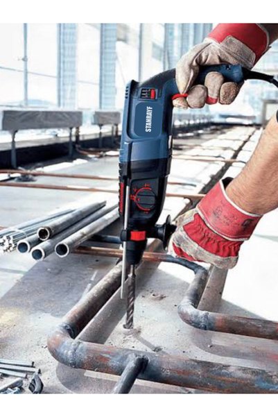 stanrayf Alman 2.35Mm 9600 Wat Bakır Sargılı Çift Çelik Şanzuman Kırıcı Delici Hilti Matkap 5pcs Uç Hediye