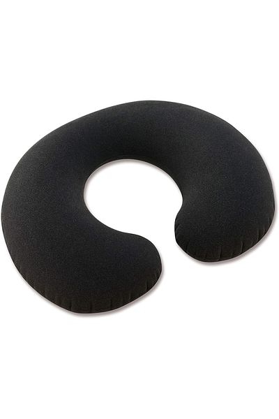 Boldy Velvet Inflatable Neck Pillow Travel Pillow Camping Pillow Orthopedic Inflatable Pillow Velvet Pillow 1 Piece