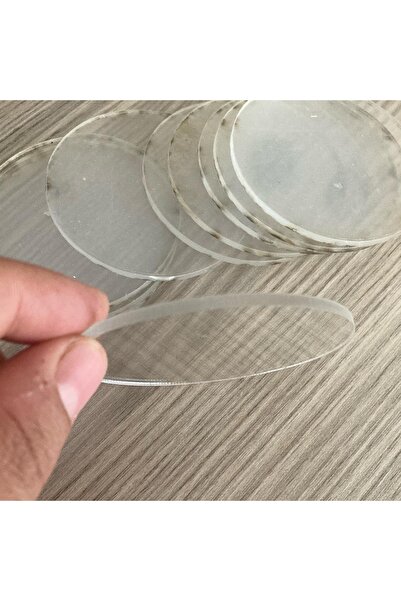 estölye 50 ADET ŞEFFAF PLEKSİ 7 CM BOŞ ŞEFFAF PLEKSİ SÜSLEMEYE UYGUN
