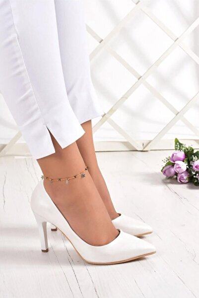 Erkan Saçmacı Gowa Pearl Vegan Classic Stiletto 9 Cm