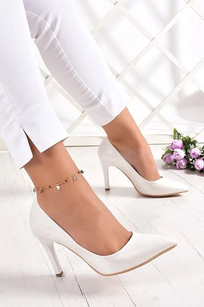 Erkan Saçmacı Gowa Sedef Vegan Classic Stiletto 9 εκ.