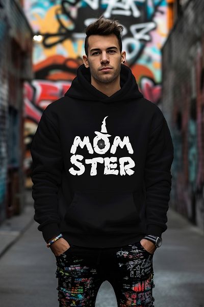 ADABEBEK Φούτερ Mom Ster Printed Relaxed Cut Oversize