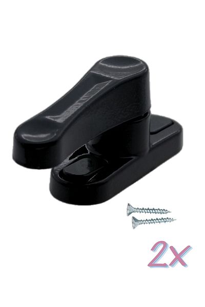 Pandogo Black Pimapen Window Lock Keep Thieves Away Protect Your Children 2 Pieces