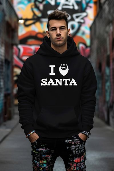ADABEBEK Φούτερ I'M Santa Style Relaxed Cut Oversize