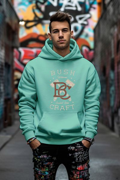 ADABEBEK Φούτερ Bush Craft Style Relaxed Cut Oversize