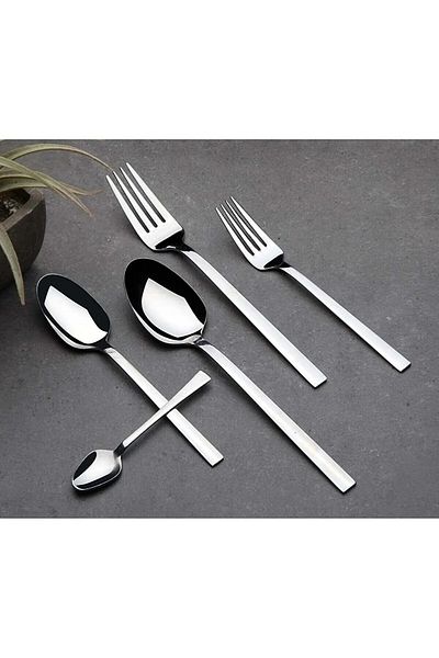 Gülçelik 60 pcs luxury spoon fork set (stainless steel)