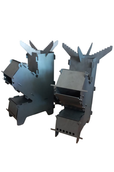 ARVALLI Mini Roket Soba Portatif Sırt Çantasında Taşınabilir