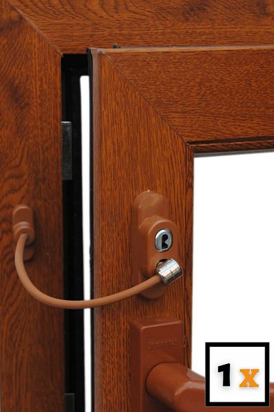 Viselia 1 Pcs Outdoor Coffee Rope Child Safety Burglar Pimapen Pvc Door - Baby Security Lock