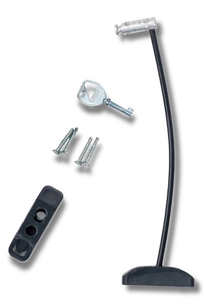 Pandogo Anthracite Premium Window Lock for Child Safety Easy Installation Long Lasting 1 Piece
