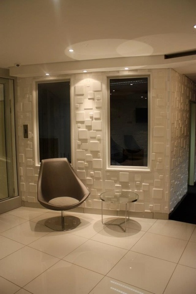 Duvarım 3 Boyutlu Boyanabilir PVC Duvar Paneli İdea (50-50 cm 4 adet-1 metrekare)