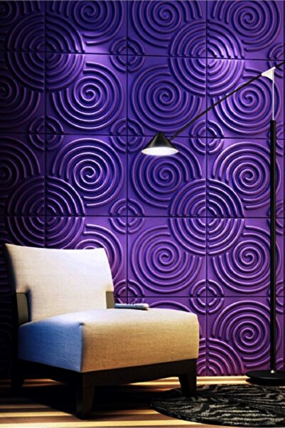 Duvarım 3 Boyutlu Boyanabilir PVC Duvar Paneli Style (50-50 cm 4 adet-1 metrekare)