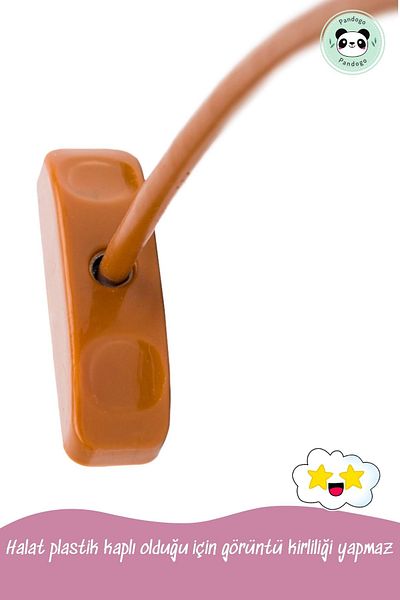 Pandogo Light Coffee Premium Window Lock For Child Safety Easy Installation Long Lasting 3 Pcs