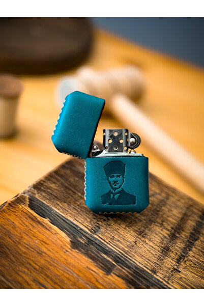 Atölye Çınar Leather Handmade El Yapımı Deri Kılıflı Zippo Çakmak