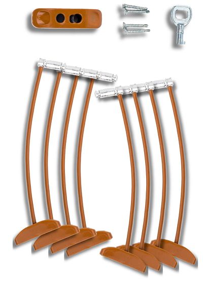 Pandogo Premium Window Lock for Child Safety Easy Installation Long Lasting 8 Pieces