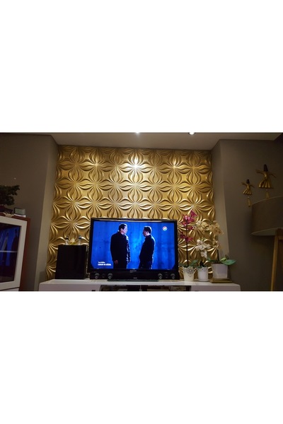 Duvarım 3 Boyutlu Boyanabilir PVC Duvar Paneli Anatolia (50-50 cm 4 adet-1 metrekare)