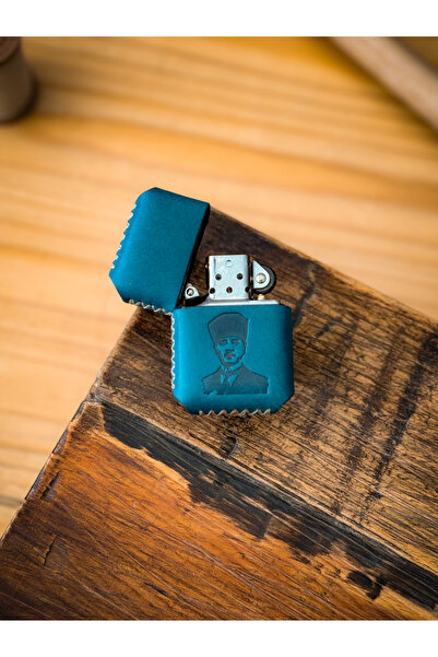 Atölye Çınar Leather Handmade El Yapımı Deri Kılıflı Zippo Çakmak