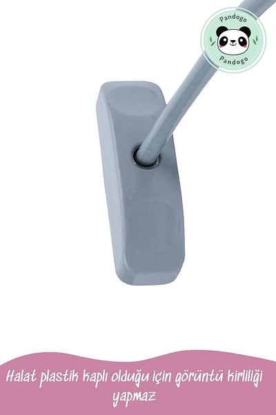 Pandogo Premium Window Lock for Child Safety Easy Installation Long Lasting 10 Pieces Gray