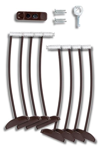 Pandogo Premium Window Lock for Child Safety Easy Installation Long Lasting 8 Pieces