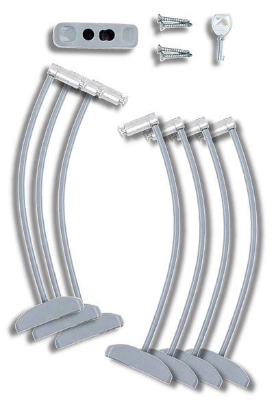 Pandogo Premium Window Lock for Child Safety Easy Installation Long Lasting 7 Pieces