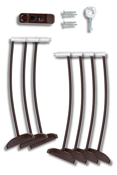 Pandogo Premium Window Lock for Child Safety Easy Installation Long Lasting 7 Pieces