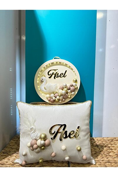 KRVTASARIM KRV TASARIM İSME ÖZEL KIZ=ERKEK BEBEK KAPI SÜSÜ