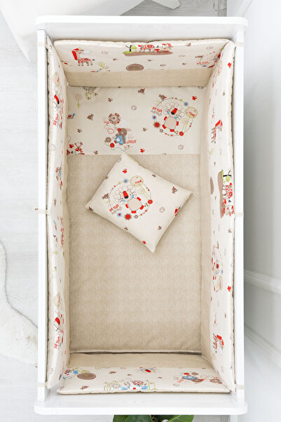 mordesign Baby Sleeping Set, 60x120 cm Crib Sleeping Set, 8 Piece Baby Crib Set, Animal Series