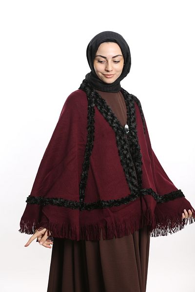 ARMİZA Women's Winter Poncho (There Very Soft and Warm)